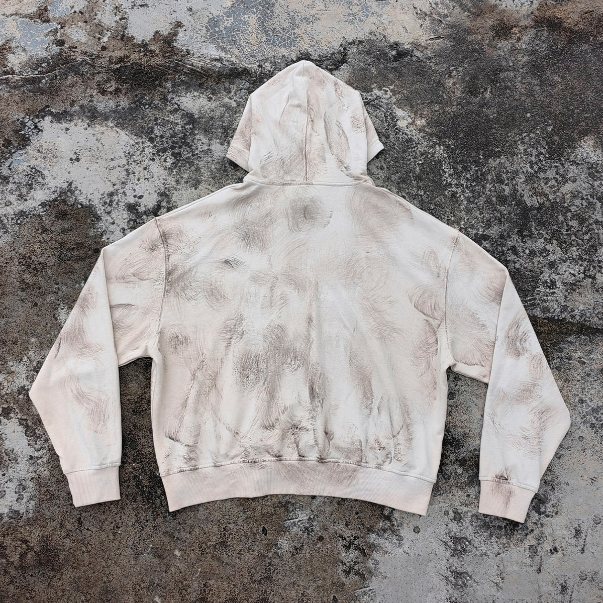 Paint Splatter Oversized Hoodie - Grunge Aesthetic Pullover