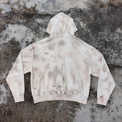 Paint Splatter Oversized Hoodie - Grunge Aesthetic Pullover