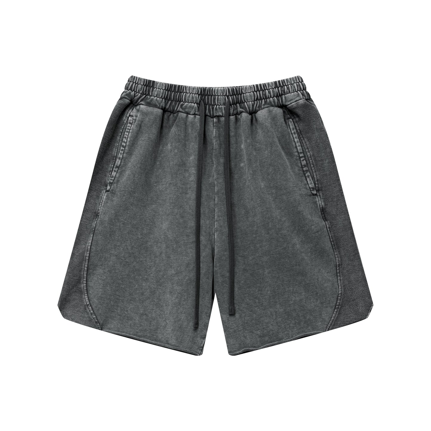 Ins high street batik washing old men's oversized shorts