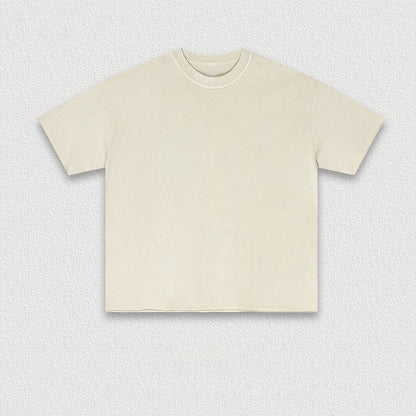 Vintage heavyweight T-shirt high street oversized short-sleeved men