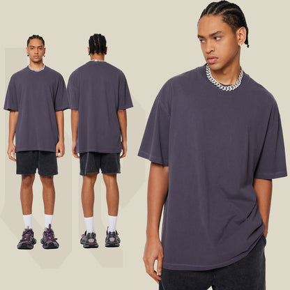 Vintage heavyweight T-shirt high street oversized short-sleeved men