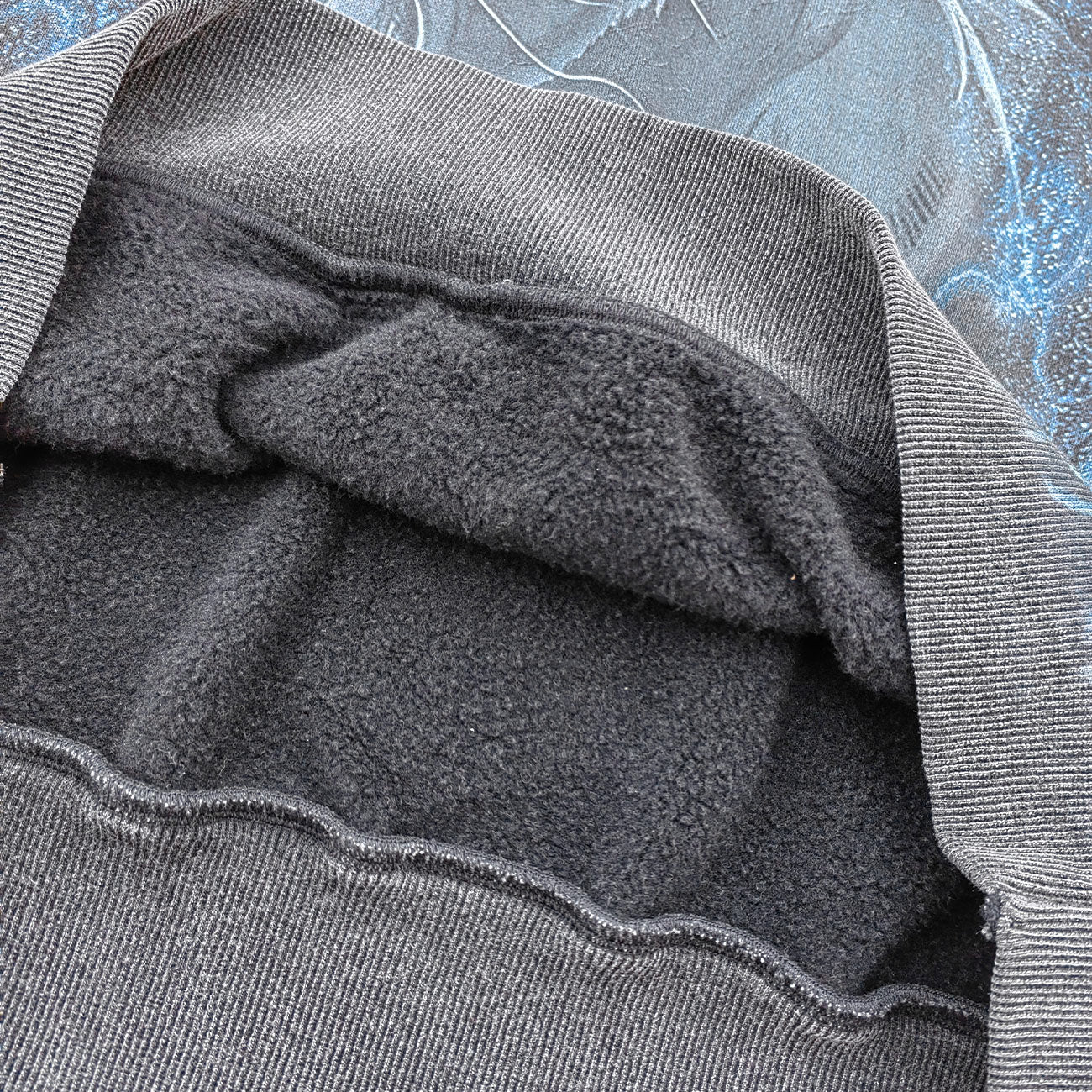 Vintage Wash Panther Hoodie - Distressed Y2K Streetwear Sweatshirt