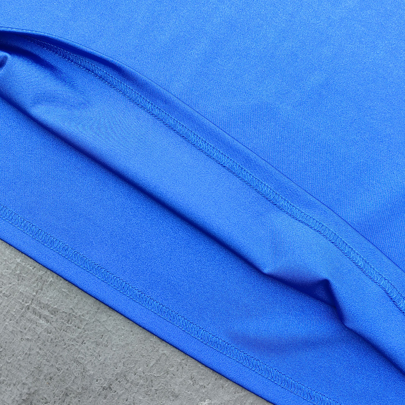 HUILI HDK 2003 Football Jersey - Blue White Color Block V Neck Three Stripe Y2K Streetwear