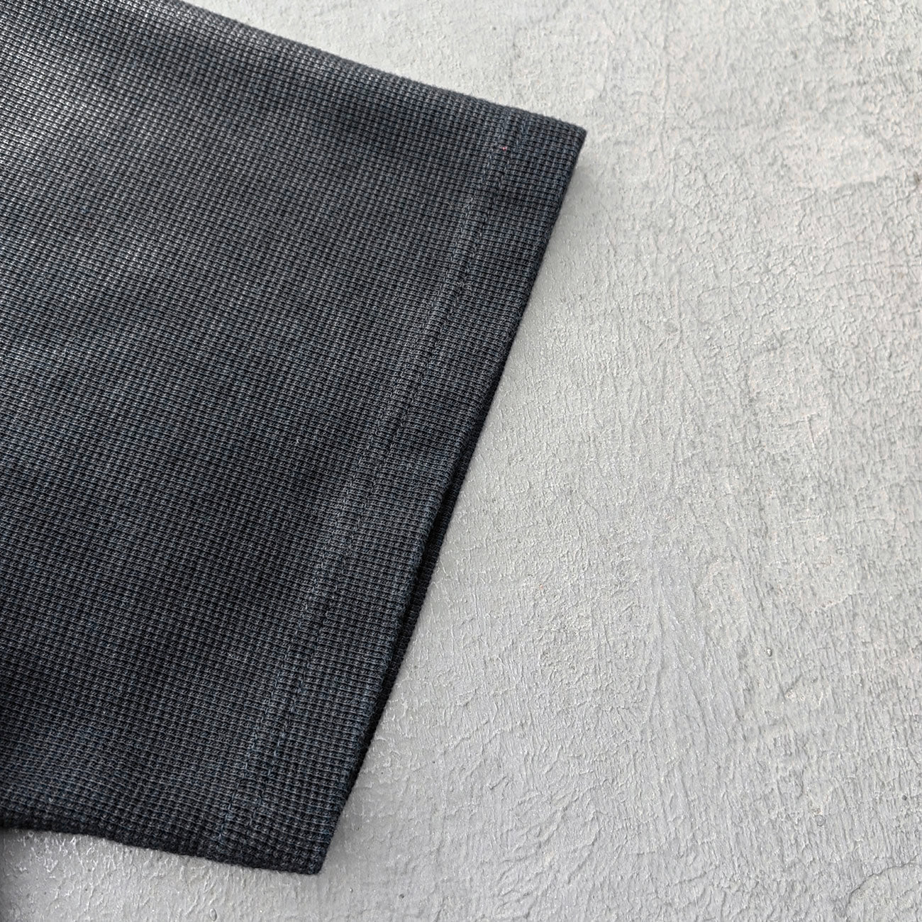 Vintage Wash Waffle Tee - Black Gray Blue Oat Distressed Oversized Y2K Boxy Fit