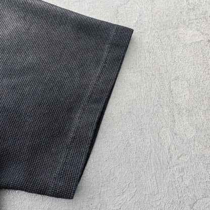 Vintage Wash Waffle Tee - Black Gray Blue Oat Distressed Oversized Y2K Boxy Fit