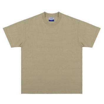 manufacturer heavy earth color shoulder 230g Xinjiang cotton oversize American cotton solid color T-shirt for men and women