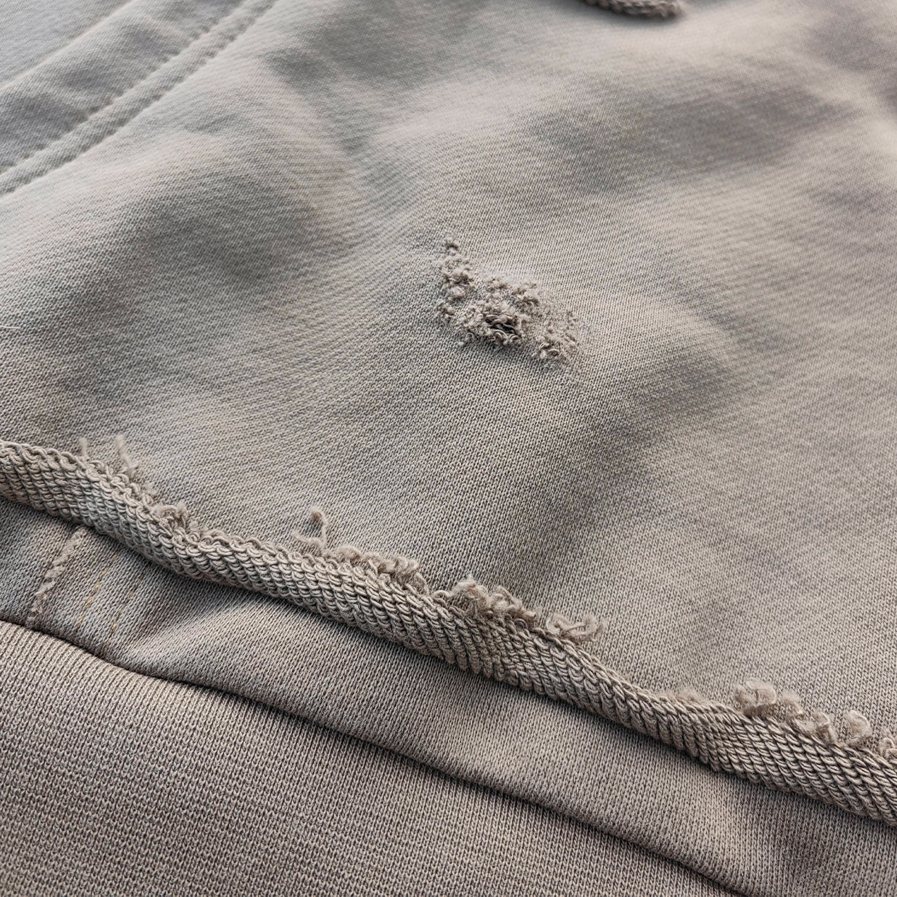 Distressed Deconstructed Hoodie - Life is Too Short Embroidery Y2K Streetwear