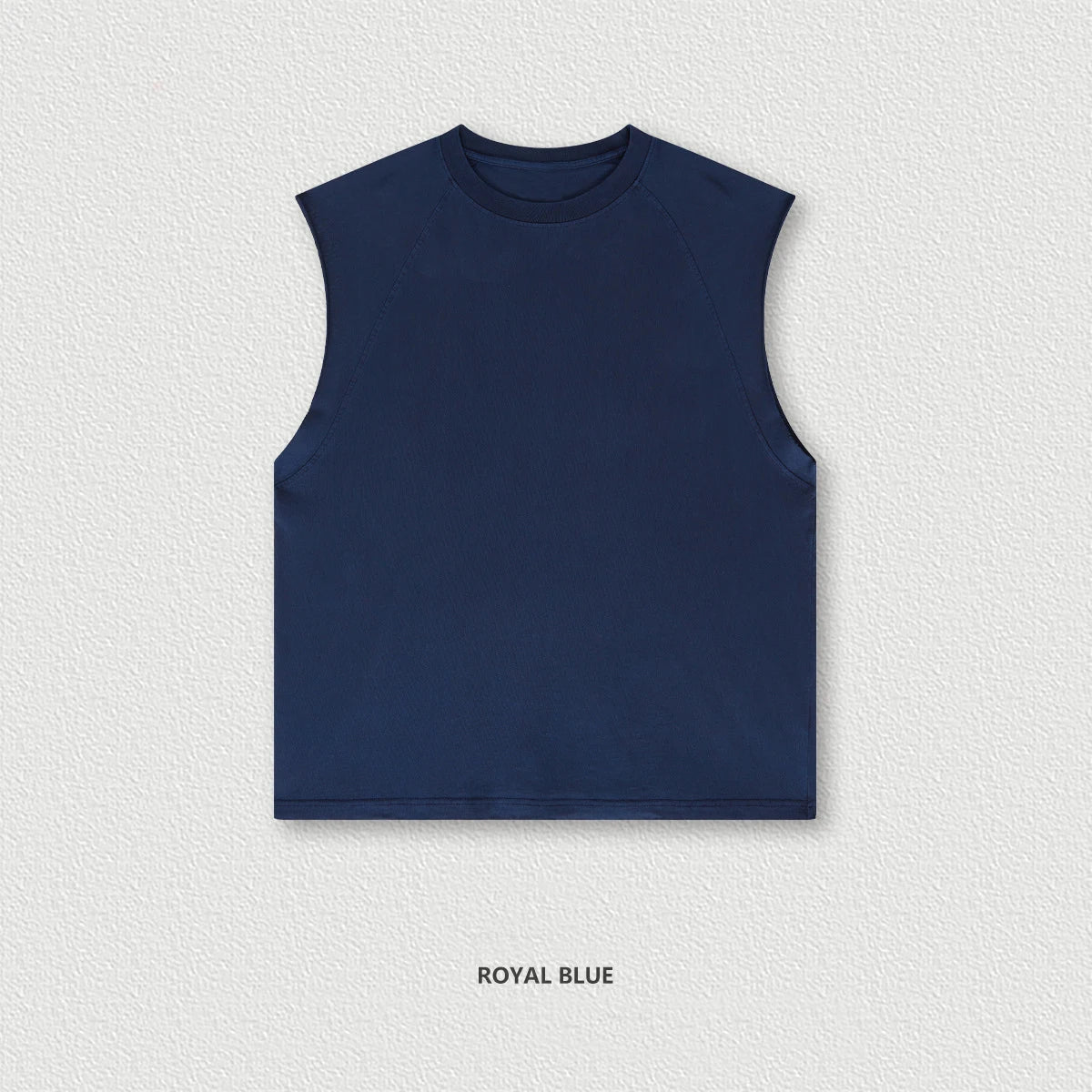 Huili Factory Hot Selling Summer Streetwear Blank Plain Sleeveless T-Shirt Custom Vintage Washed Men Heavy Cotton T Shirt