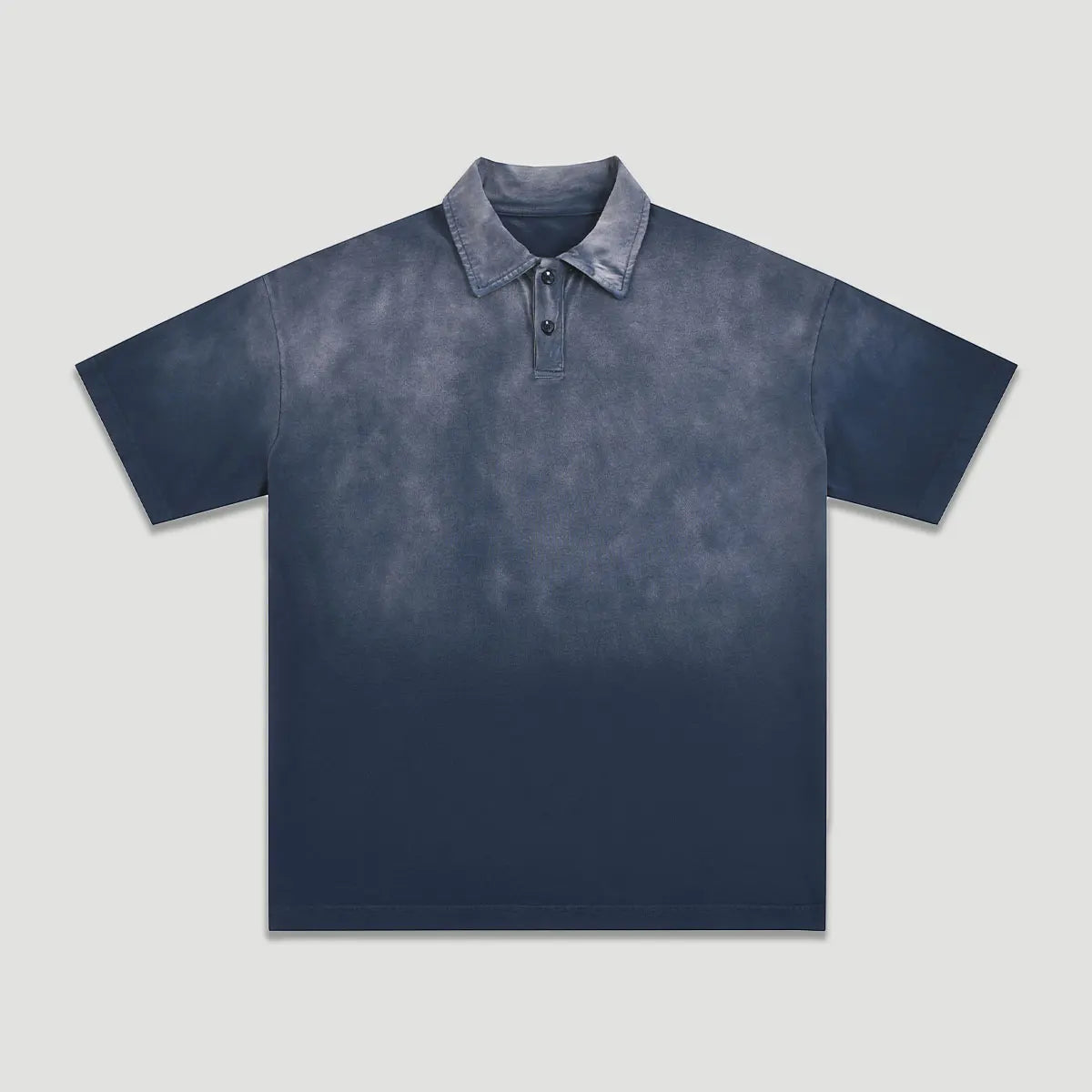 Customizable Casual Manufacturer Supplier Low MOQ Vintage Acid Wash Blank Custom Print Custom Logo Mens Short Sleeve Polo