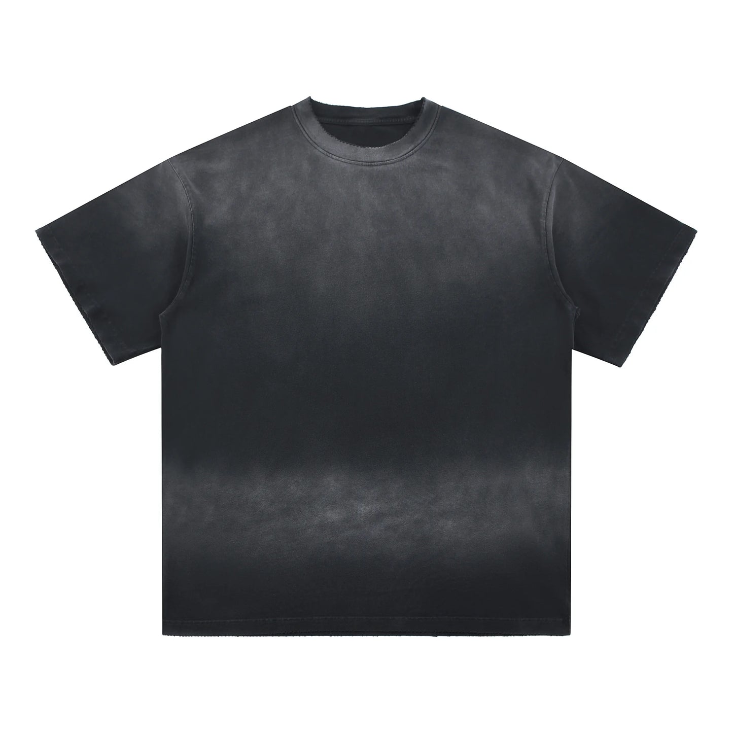 Vintage Fashion Supplier Low MOQ Acid Wash Garment Dye Blank Custom Print Mens Loose Fit T Shirt