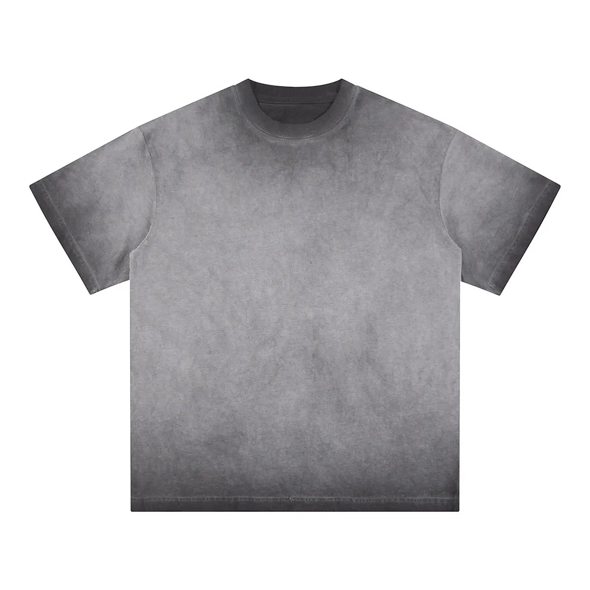 Vintage Fashion Supplier Low MOQ Acid Wash Snowflake Wash Blank Custom Print Mens Loose Fit T Shirt