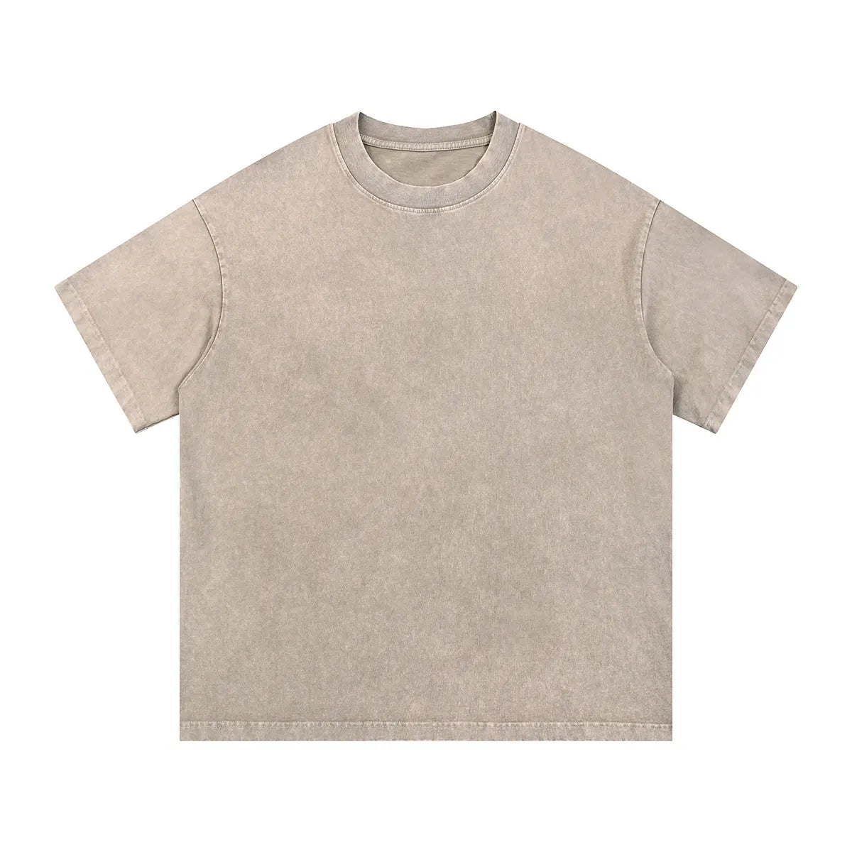 Vintage Fashion Supplier Low MOQ Acid Wash Snowflake Wash Blank Custom Print Mens Loose Fit T Shirt