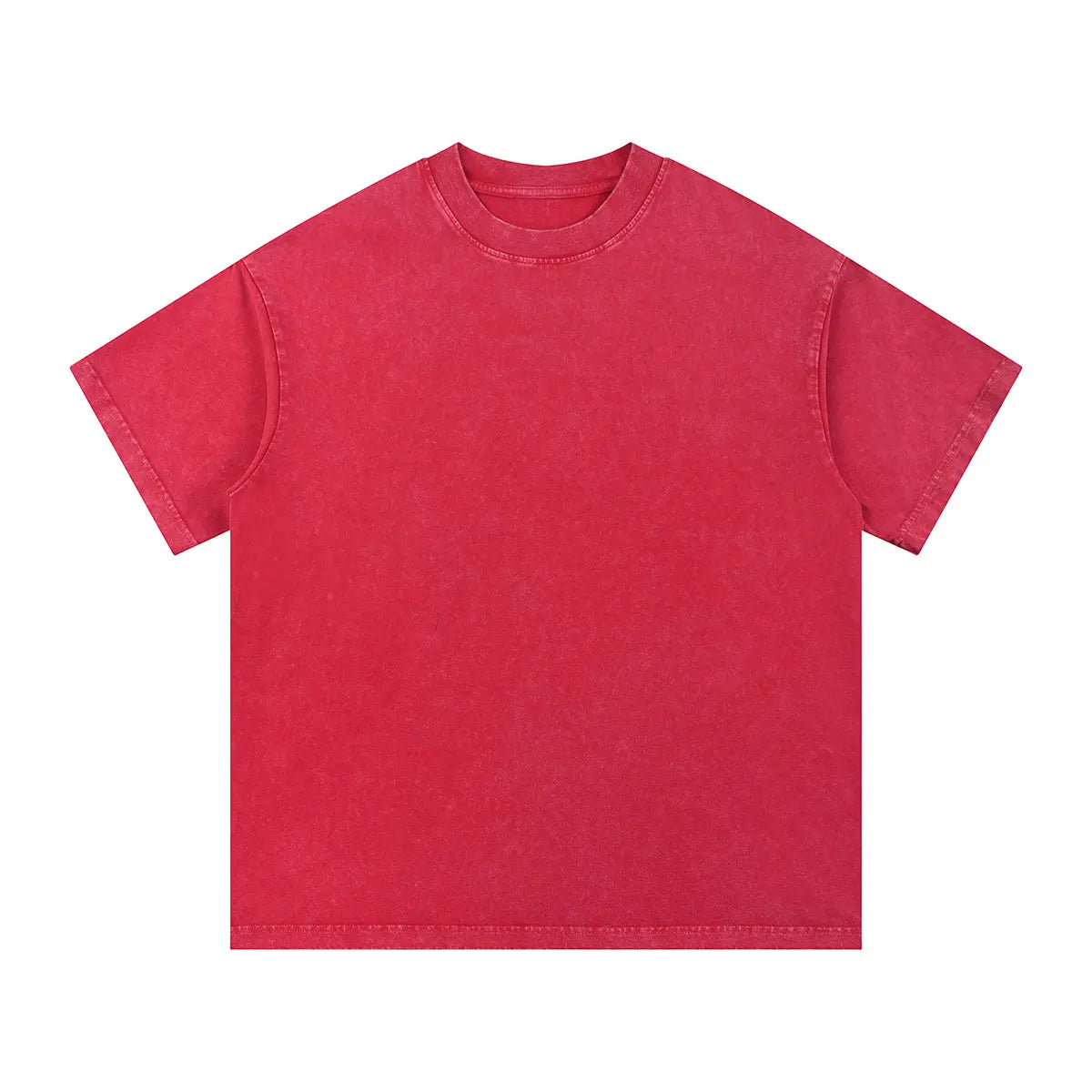 Vintage Fashion Supplier Low MOQ Acid Wash Snowflake Wash Blank Custom Print Mens Loose Fit T Shirt