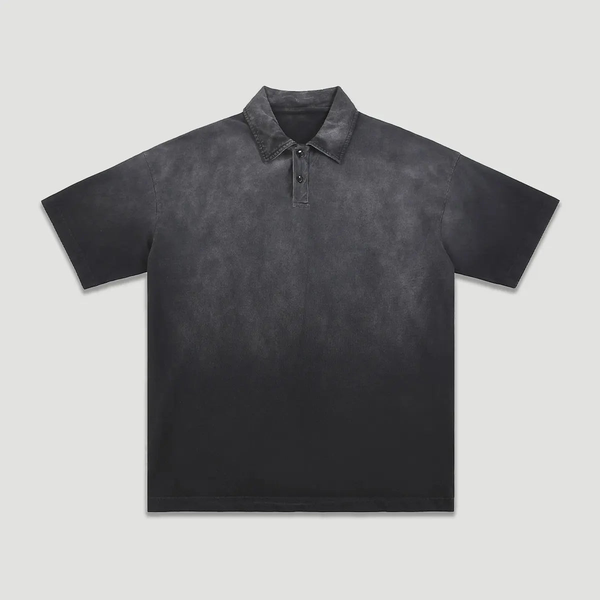 Customizable Casual Manufacturer Supplier Low MOQ Vintage Acid Wash Blank Custom Print Custom Logo Mens Short Sleeve Polo