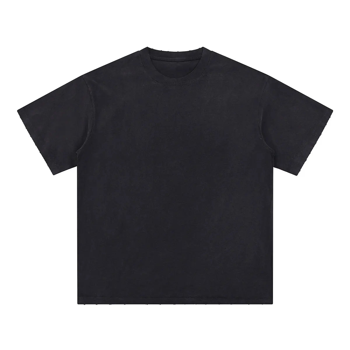 Vintage Fashion Supplier Low MOQ Acid Wash Snowflake Wash Blank Custom Print Mens Loose Fit T Shirt