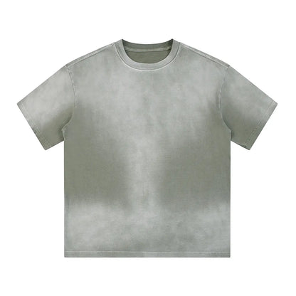 Essential Streetwear Supplier Low MOQ Vintage Acid Wash Blank Custom Logo Mens Loose Fit T Shirt