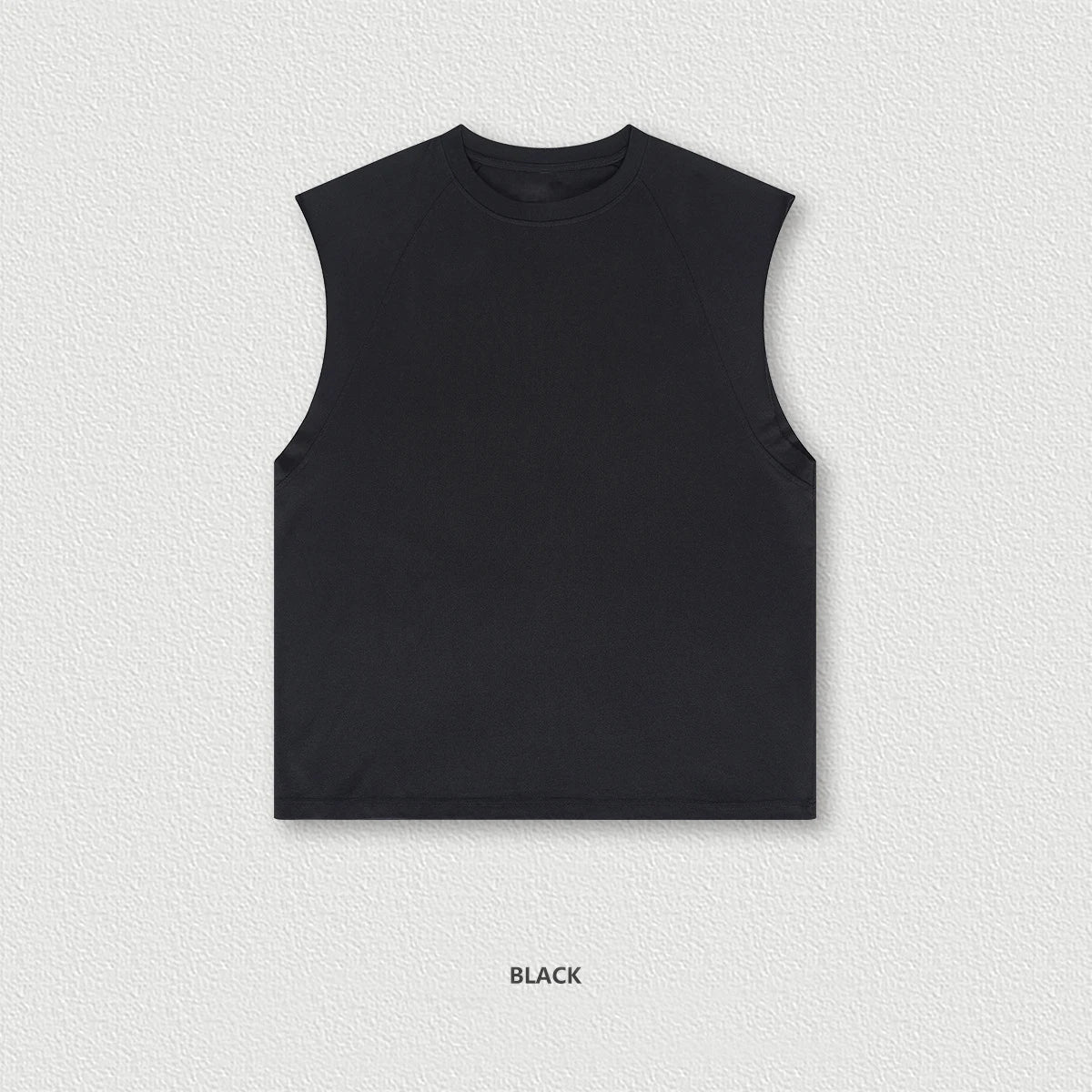 Huili Factory Hot Selling Summer Streetwear Blank Plain Sleeveless T-Shirt Custom Vintage Washed Men Heavy Cotton T Shirt