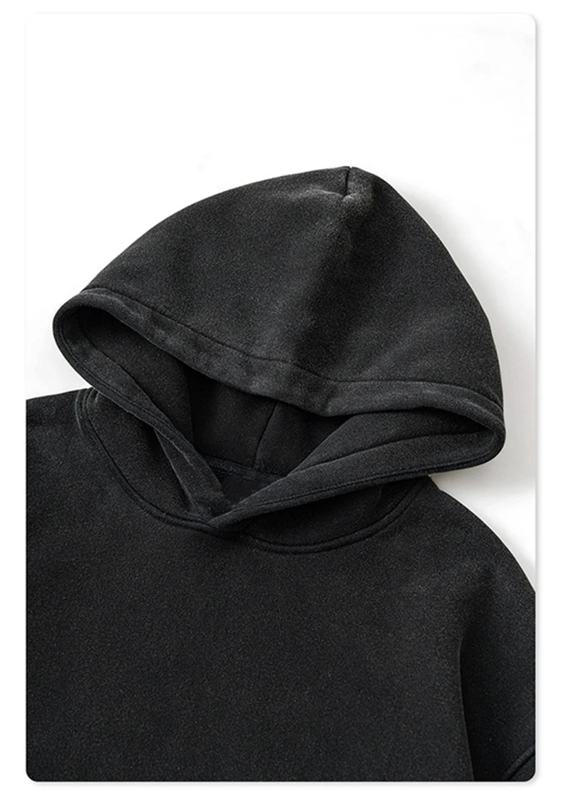 Huili Wholesale High Quality Unisex Heavyweight Cotton Blank Heavyweight Customized Oversized  Hoodie