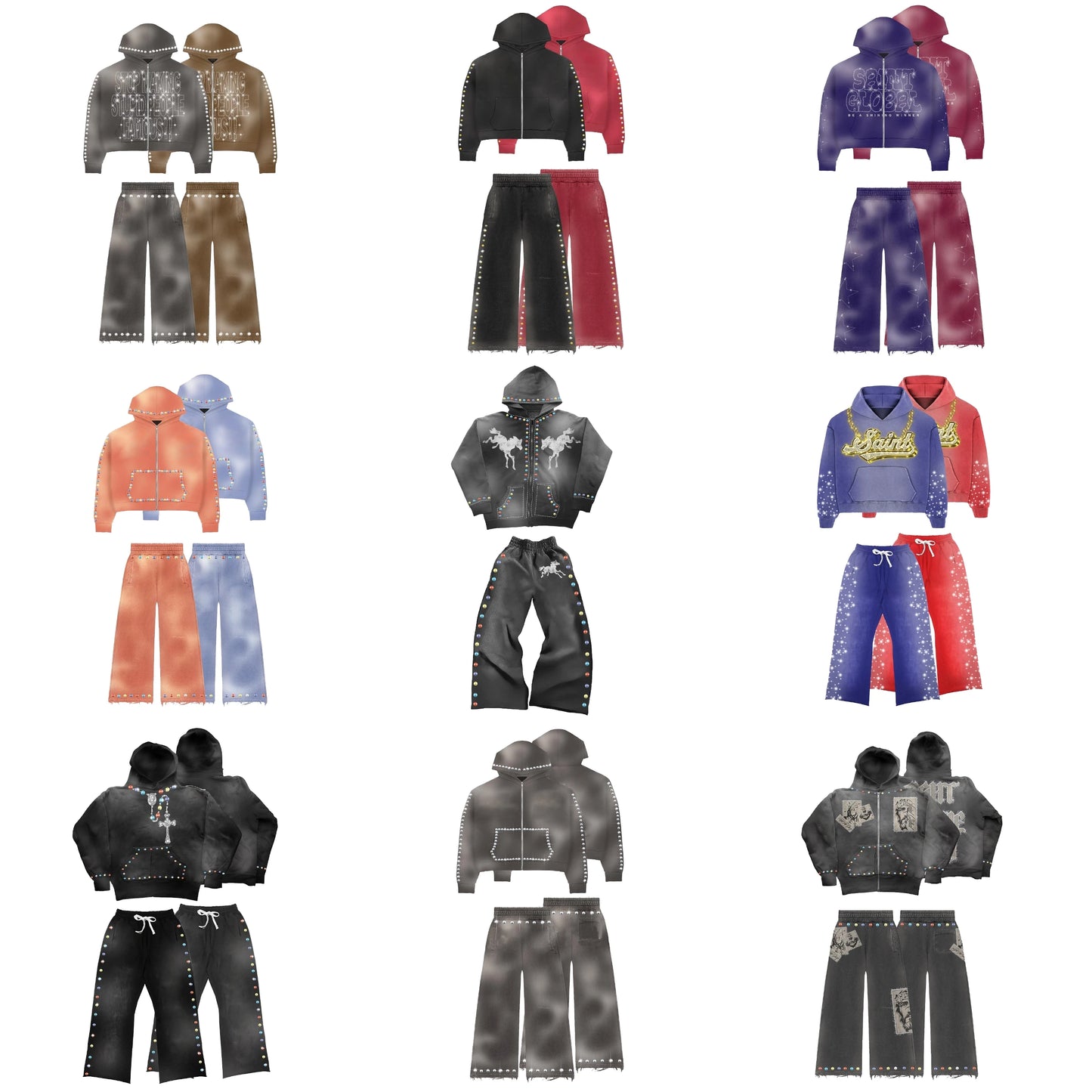 Huilin High Quality Streetwear Two Piece Hoodie Shorts Sets Custom Solid Color Men Tracksuit Sweatsuits