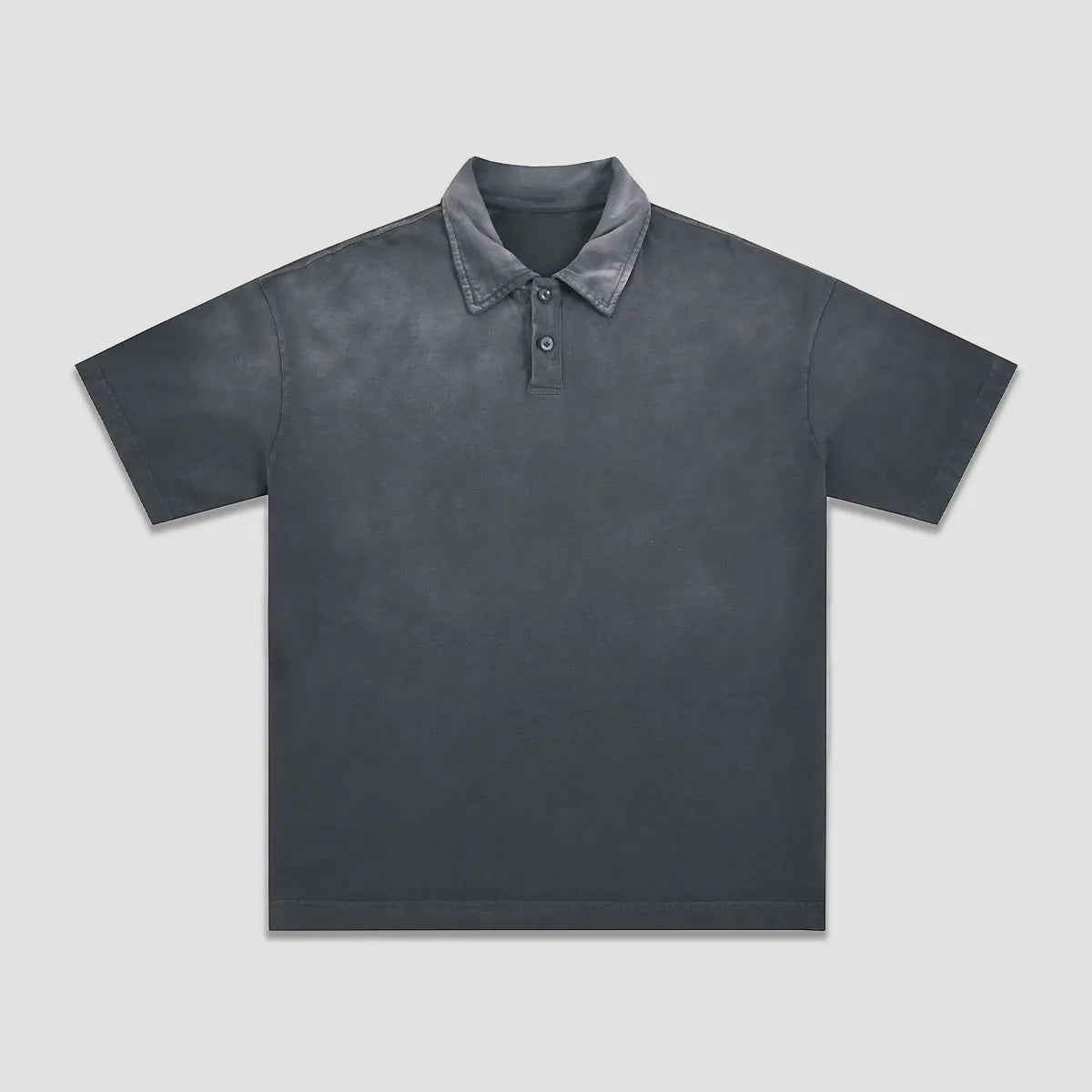Customizable Casual Manufacturer Supplier Low MOQ Vintage Acid Wash Blank Custom Print Custom Logo Mens Short Sleeve Polo