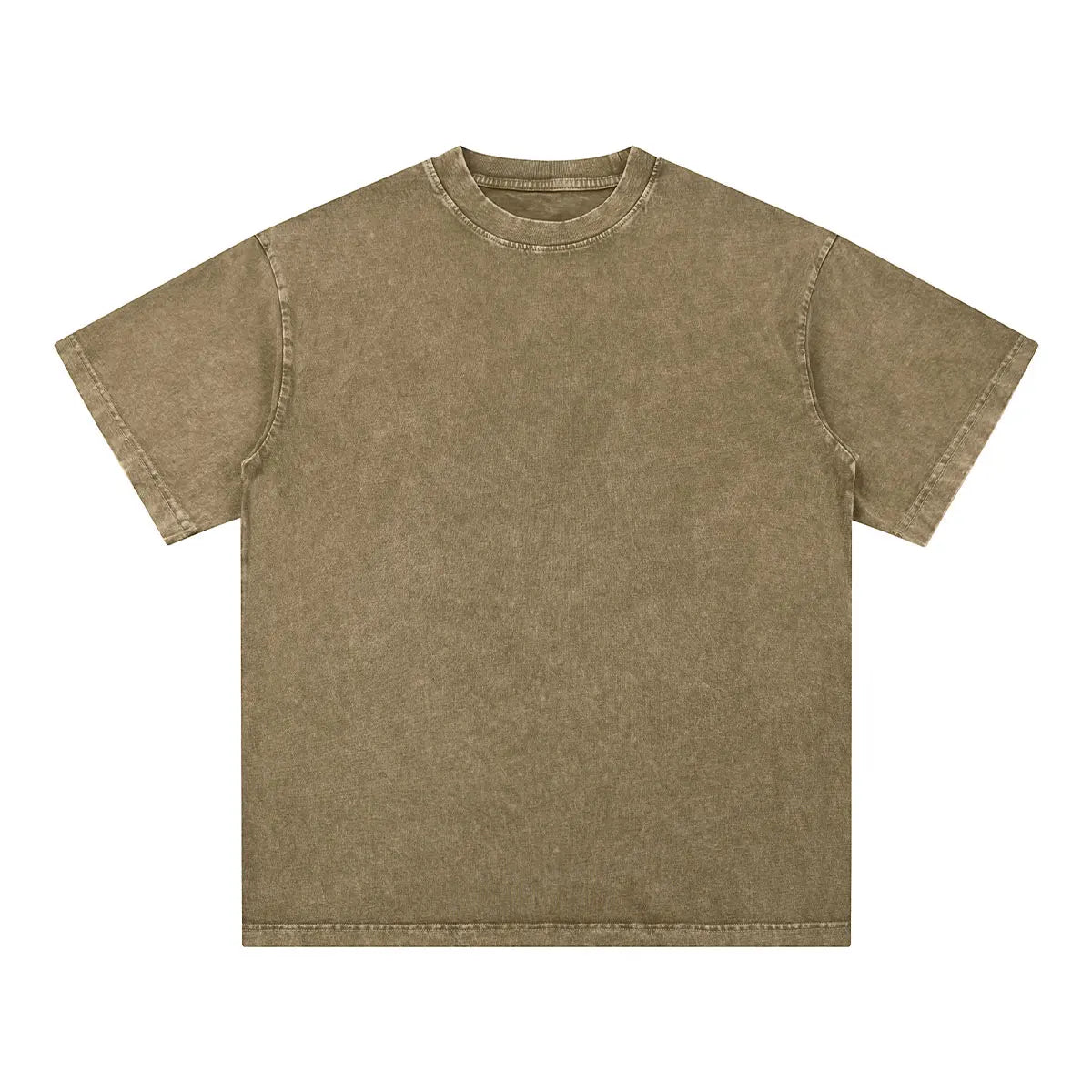 Vintage Fashion Supplier Low MOQ Acid Wash Snowflake Wash Blank Custom Print Mens Loose Fit T Shirt