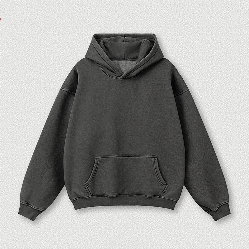 Huili Wholesale High Quality Unisex Heavyweight Cotton Blank Heavyweight Customized Oversized  Hoodie