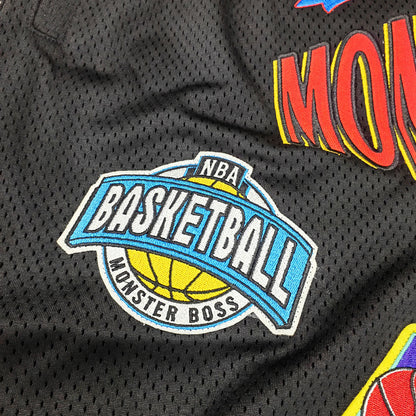 HUILI FACTORY Turnhose individuell bestickte Basketball-Shorts mit Patches für Herren, Netz-Shorts mit Grafikdruck