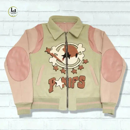 factory manufacture high quality new fashion men baseball varsity jacket custom embroidery letterman jacket leather sleeves