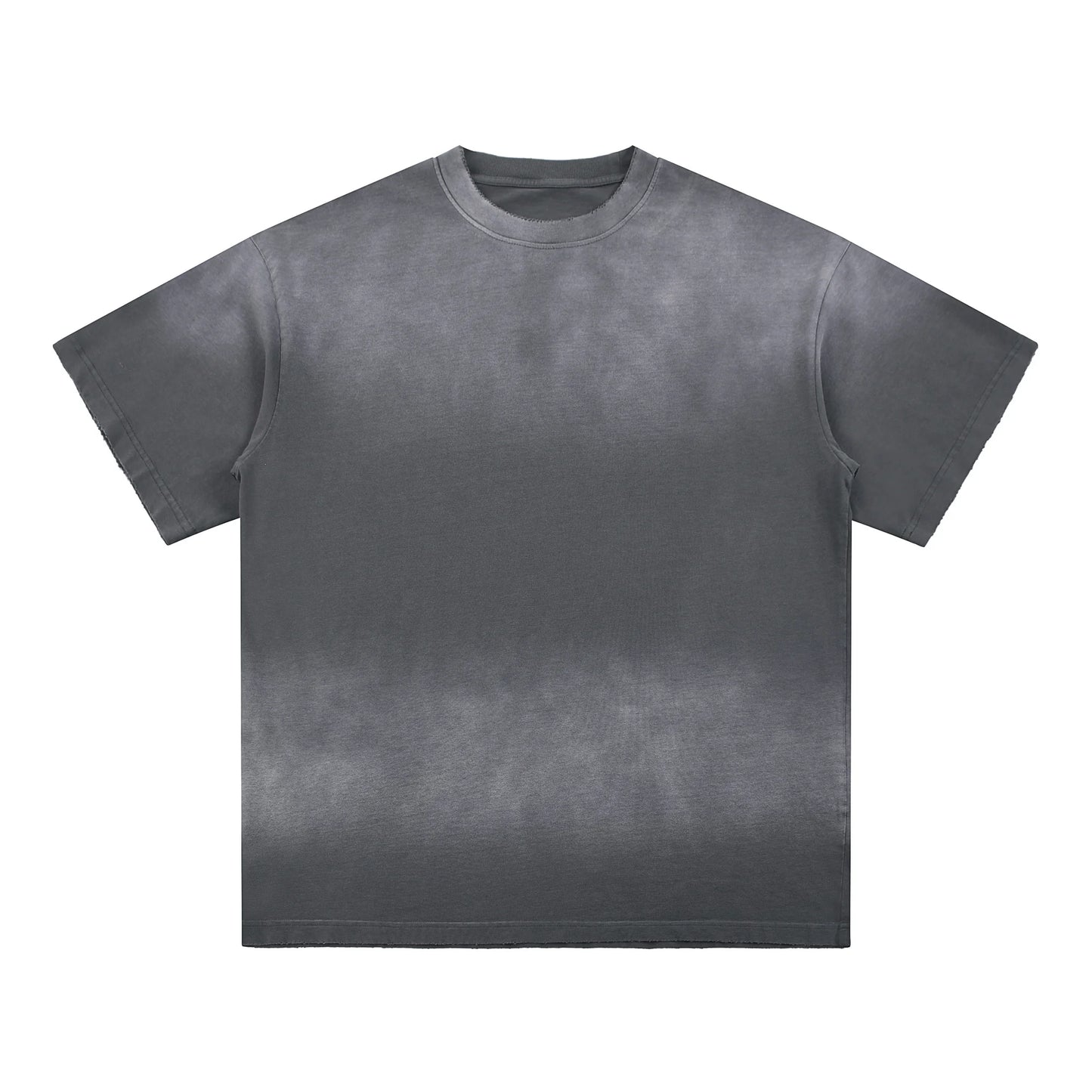 Vintage Fashion Supplier Low MOQ Acid Wash Garment Dye Blank Custom Print Mens Loose Fit T Shirt