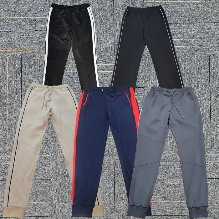 Huilin Clothing Suppliers Oem Customized Stripe Tape Side Sports Pants Men Custom Logo Patched Flare Leg Jersey Sweatpants