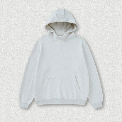 Wholesale Sweatshirts Custom Thick Cotton Oversized Hoodies Unisex Solid Color Blank Pullover Hoodie