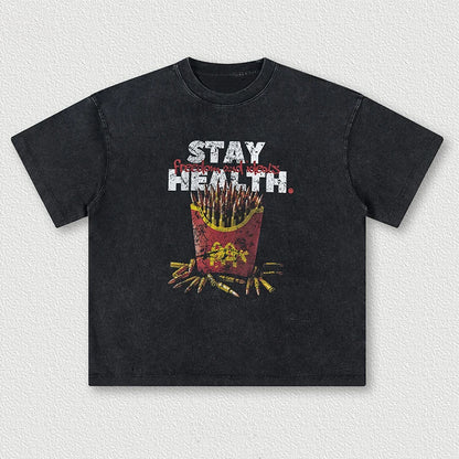 Huili Hersteller Individuelles Logo Hochwertiges Acid Wash T-Shirt Vintage Übergroßes gewaschenes 270 g/m² T-Shirt Übergröße T-Shirt für Männer 