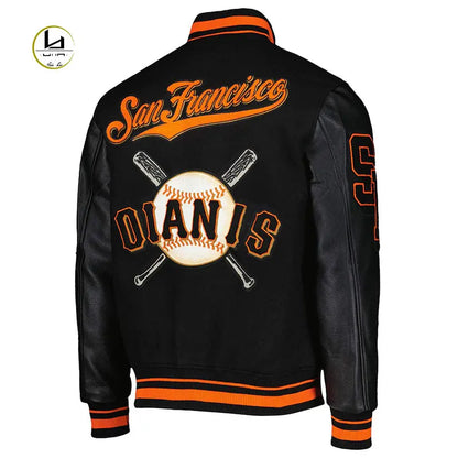 black letterman jacket men high quality towel embroidery designer streetwear baseball team varsity jacket