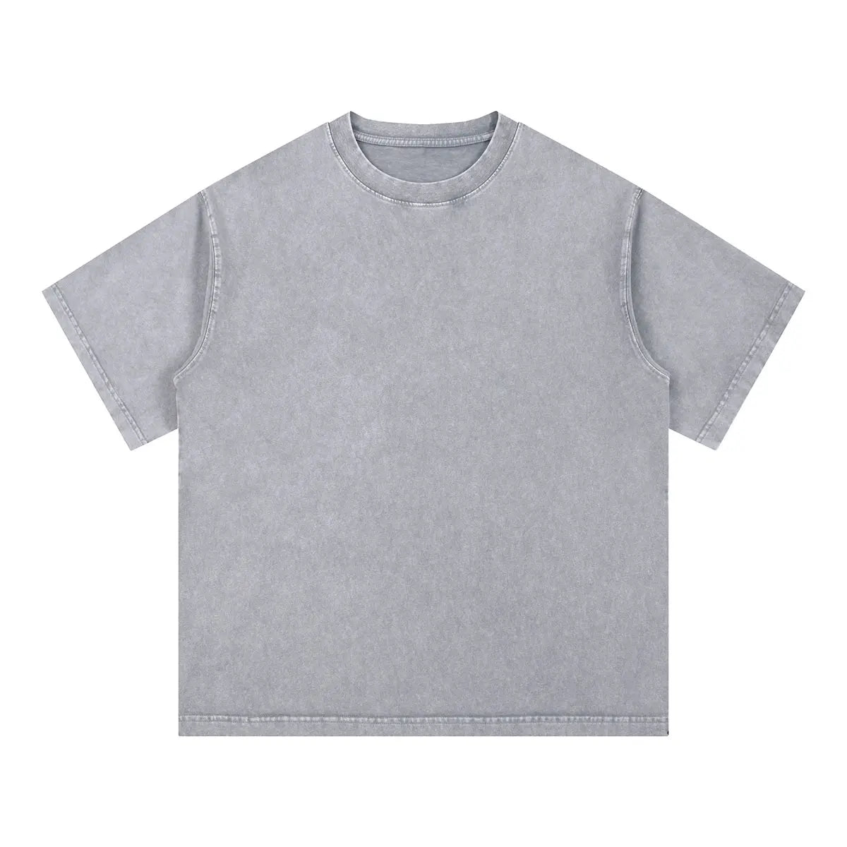 Vintage Fashion Supplier Low MOQ Acid Wash Snowflake Wash Blank Custom Print Mens Oversized T Shirt