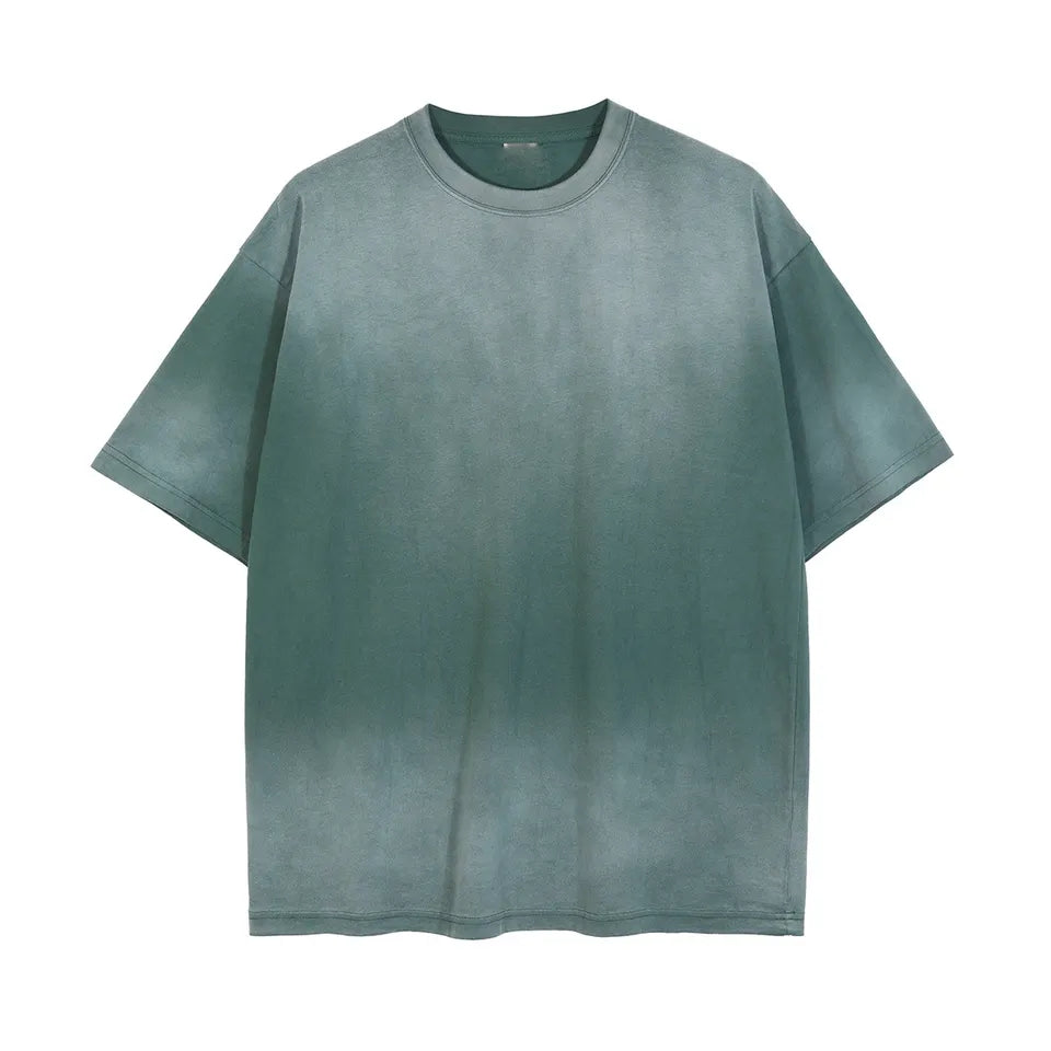 Monster factory wholesale custom vintage washed men short sleeve 250gsm heavy cotton t shirt