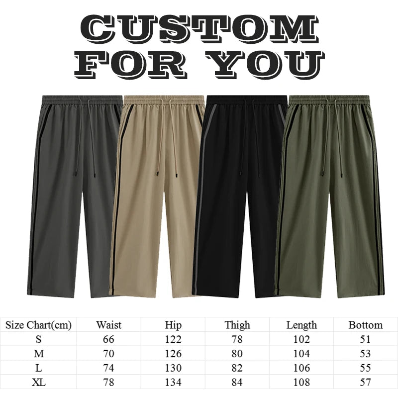 Huilin Low Moq Wholesale Drawstring Waist Straight Leg Unisex Sportswear Pants Men Custom Side Striped Wide Leg Track Pants