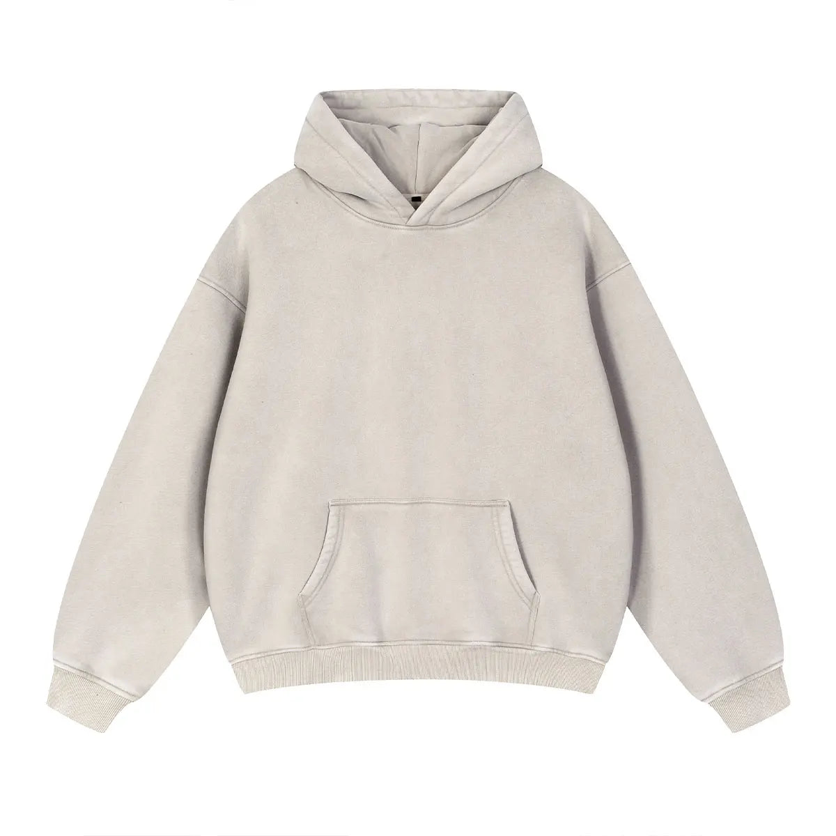 Heavyweight Fleece Supplier Low MOQ Vintage Snowflake Wash Blank Custom Logo Casual Hooded Sweatshirt