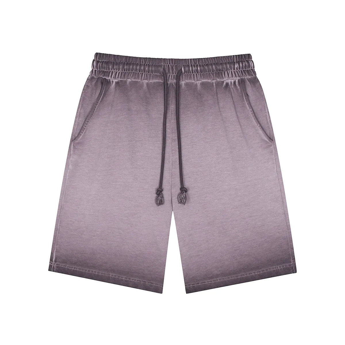 Heavyweight Cotton Supplier Low MOQ Vintage Garment Dye Blank Custom Logo Casual Drawstring Shorts