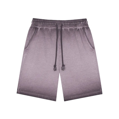 Heavyweight Cotton Supplier Low MOQ Vintage Garment Dye Blank Custom Logo Casual Drawstring Shorts