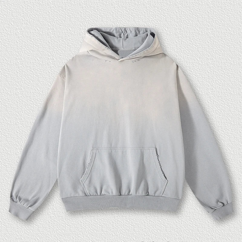 Huili Wholesale Plus Size Unisex 100% Cotton Hoodie Pullover High Quality Mens Blank Oversized Plain Hoodie