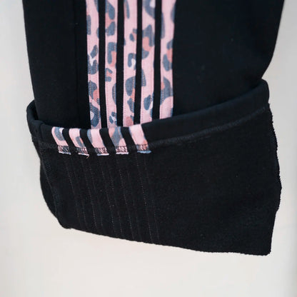 Heavyweight French Terry Sewat Pants Custom Embroidery Logo Mens Oversized Fit Striped Wide Leg Sweatpants
