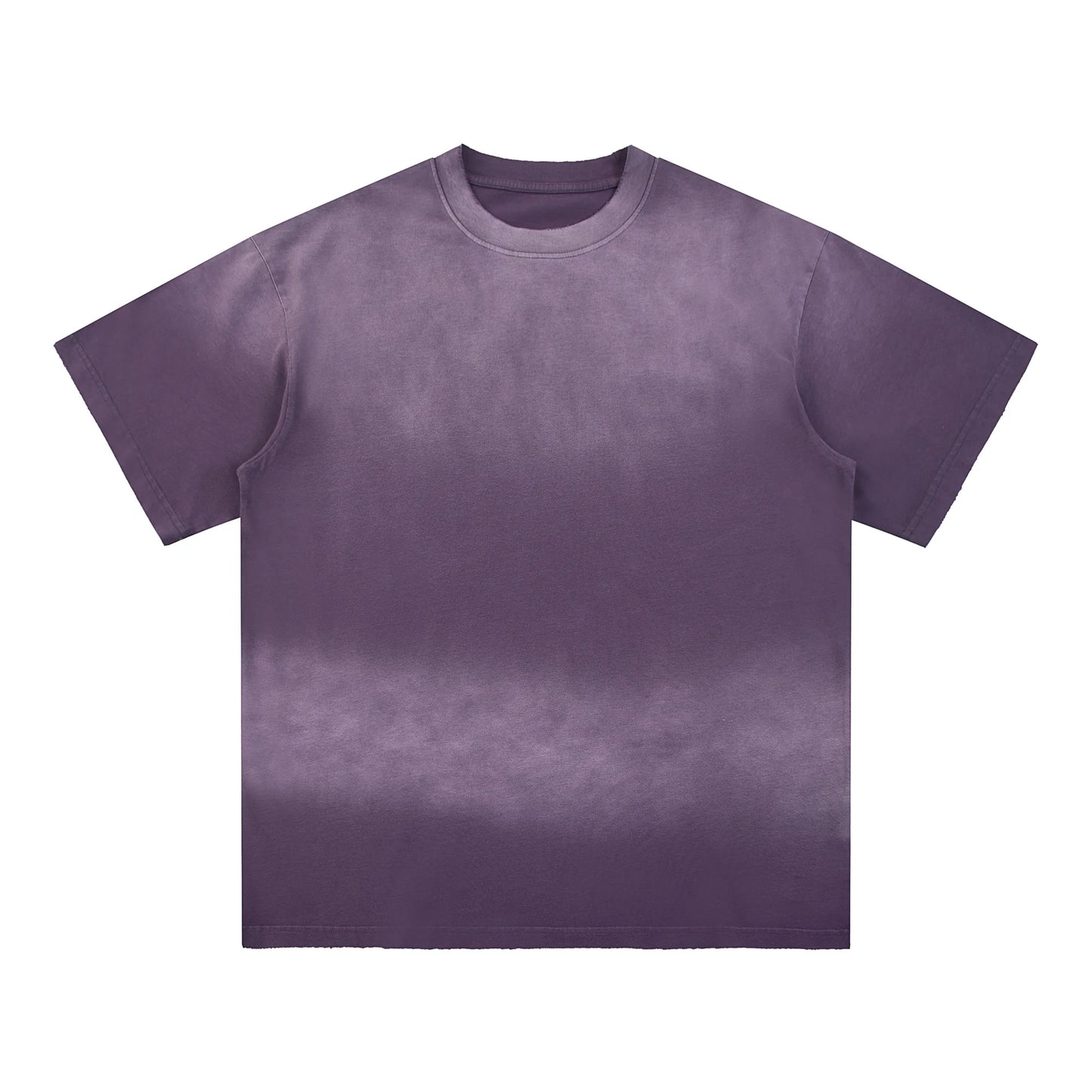 Vintage Fashion Supplier Low MOQ Acid Wash Garment Dye Blank Custom Print Mens Loose Fit T Shirt