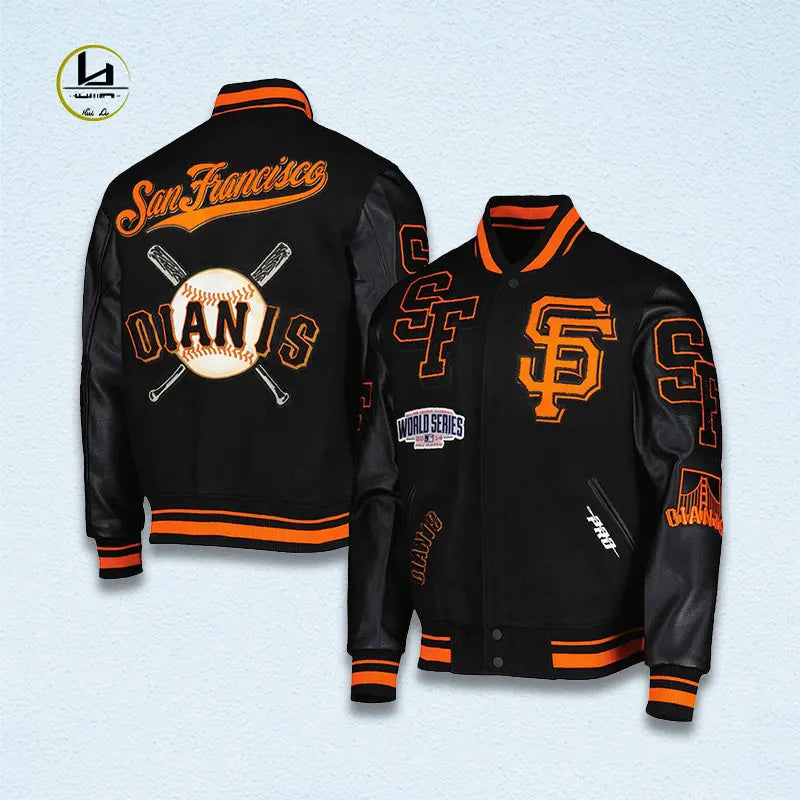 black letterman jacket men high quality towel embroidery designer streetwear baseball team varsity jacket