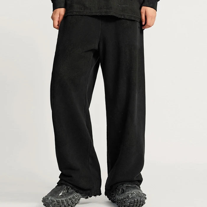 Huilin Professional Custom Twill Track Pants Men Bondage Design Big Pockets 100% Cotton Oversized Chino Cargo Pants