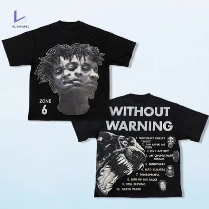 Monster Factory Großhandel, schweres, individuelles DTG-Druck-Übergrößen-Vintage-Y2K-T-Shirt für Herren