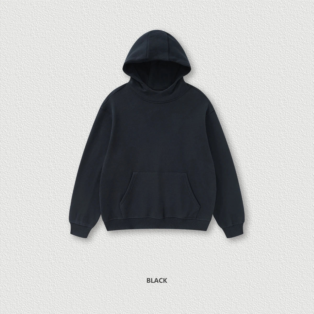 Huili Wholesale Unisex Oversized Sweatshirts Thick Cotton Oversized Hoodies Fleece Lining Men Pullover Plain Blank Hoodie