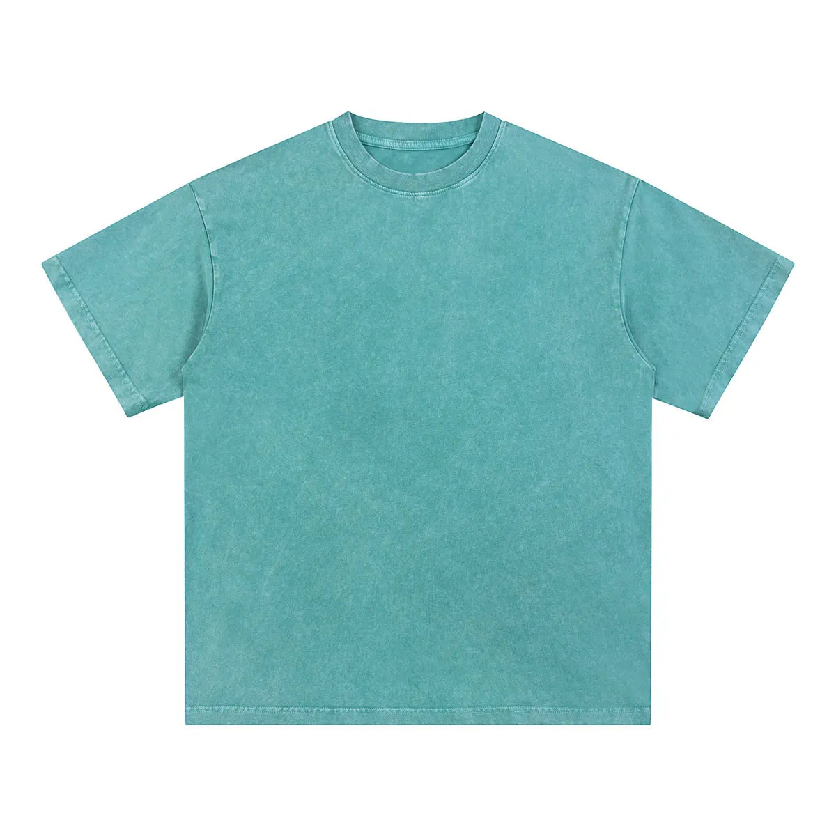 Vintage Fashion Supplier Low MOQ Acid Wash Snowflake Wash Blank Custom Print Mens Loose Fit T Shirt