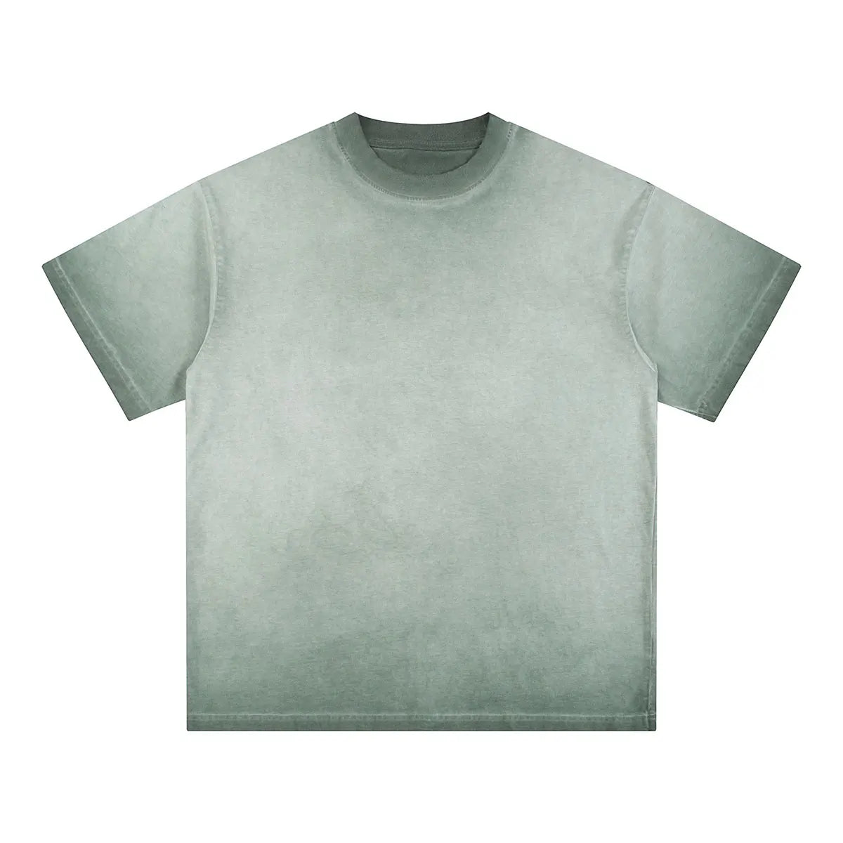 Vintage Fashion Supplier Low MOQ Acid Wash Snowflake Wash Blank Custom Print Mens Loose Fit T Shirt