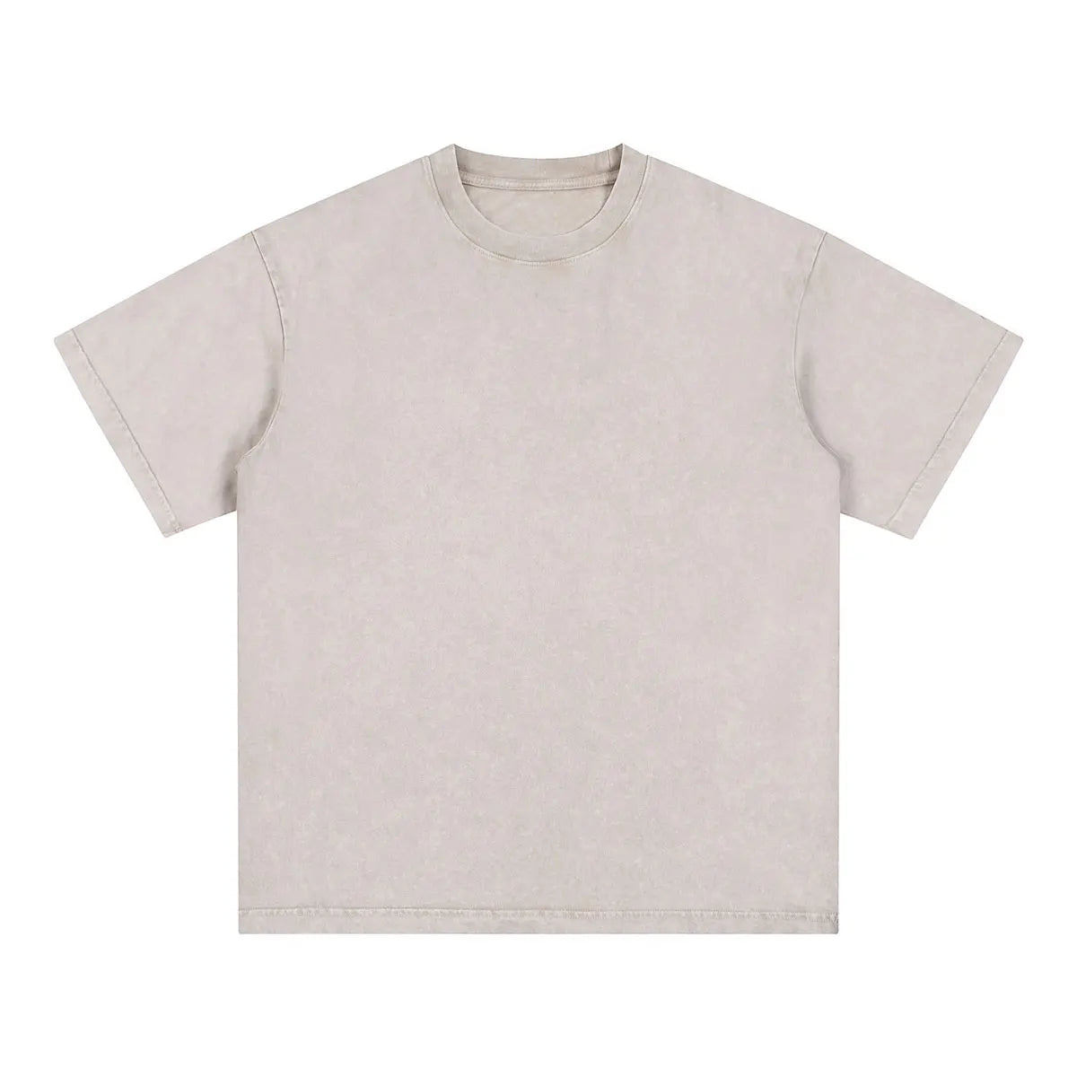 Vintage Fashion Supplier Low MOQ Acid Wash Snowflake Wash Blank Custom Print Mens Loose Fit T Shirt