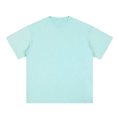 Vintage Fashion Supplier Low MOQ Acid Wash Snowflake Wash Blank Custom Print Mens Loose Fit T Shirt